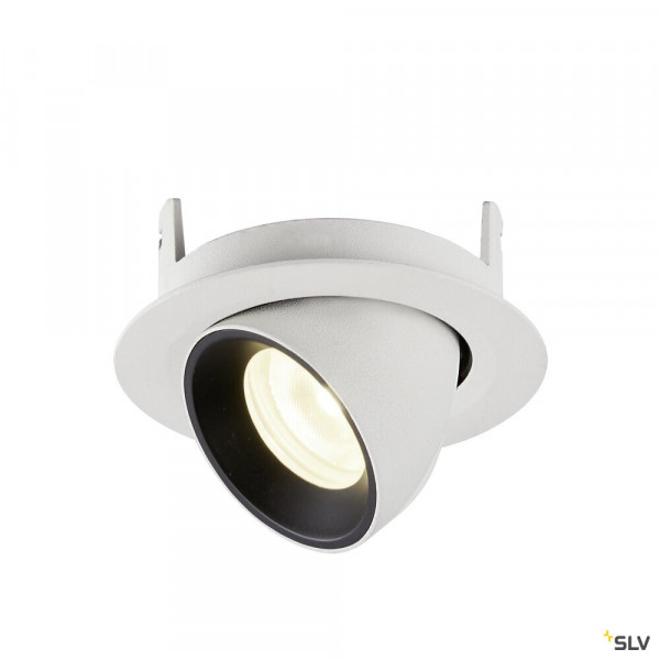 Numinos® gimble xs, encastré de plafond intérieur, 20°, blanc/noir, led, 7w, 4000k