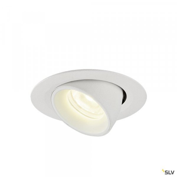 Numinos® gimble xs, encastré de plafond intérieur, 20°, blanc, led, 7w, 4000k