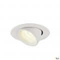 Numinos® gimble xs, encastré de plafond intérieur, 20°, blanc, led, 7w, 4000k