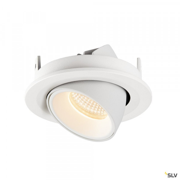 Numinos® gimble s, encastré de plafond intérieur, 20°, blanc, led, 8,6w, 2700k