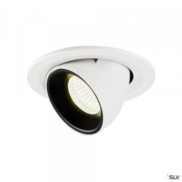 Numinos® gimble s, encastré de plafond intérieur, 20°, blanc/noir, led, 8,6w, 4000k