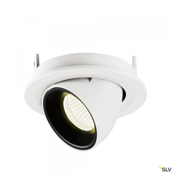 Numinos® gimble s, encastré de plafond intérieur, 20°, blanc/noir, led, 8,6w, 4000k