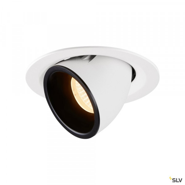 Numinos® gimble m, encastré de plafond intérieur, 40°, blanc/noir, led, 17,5w, 2700k