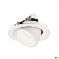 Numinos® gimble m, encastré de plafond intérieur, 40°, blanc, led, 17,5w, 4000k