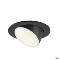 Numinos® gimble l, encastré de plafond intérieur, 20°, noir/blanc, led, 25,4w, 4000k