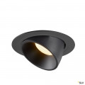 Numinos® gimble xl, encastré de plafond intérieur, 20°, noir, led, 37,4w, 3000k