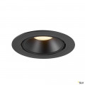 Numinos® gimble xl, encastré de plafond intérieur, 40°, noir, led, 37,4w, 3000k