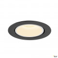 Numinos® gimble xl, encastré de plafond intérieur, 40°, noir/blanc, led, 37,4w, 3000k