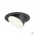 Numinos® gimble xl, encastré de plafond intérieur, 20°, noir/blanc, led, 37,4w, 4000k