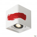 SLV by Declic PLASTRA, simple, plâtre blanc, GU10 LED 17,5W max.