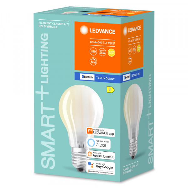 Ledvance smart+ bt cl a75 gl fr e27 dim