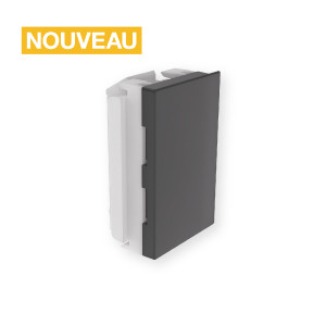 Jonction couvercle appareillage pour tercia ta-c45 noir