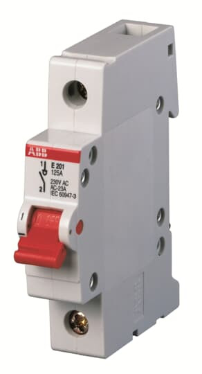 Interrupteur modulaire (e200) 1 pôle 80a levier rouge