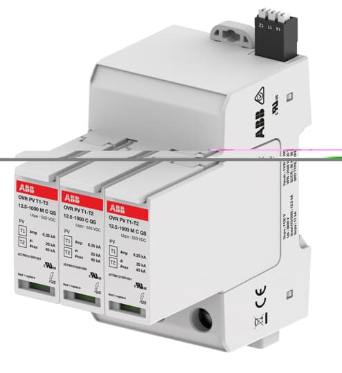 Parafoudre pv ovr pv t1-t2 12.5-1000 p ts qs