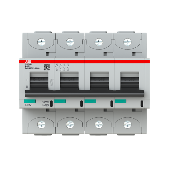 S800p disjoncteur modulaire - 4p -125a - courbe b - 50ka