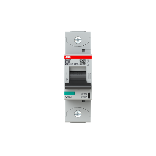 S800p disjoncteur modulaire - 1p -100a - courbe d - 50ka