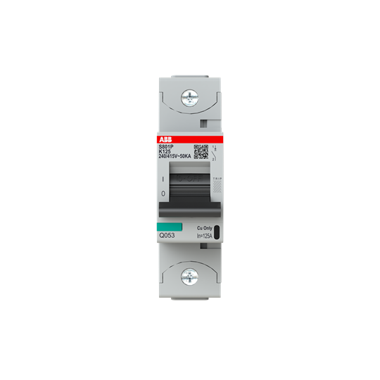 S800p disjoncteur modulaire - 1p -125a - courbe k - 50ka