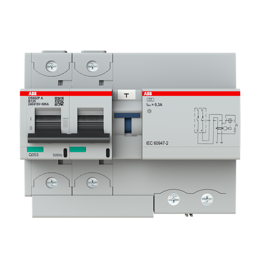 Disjoncteur différentiel ds800p 2p - 125a - cbe b - 300ma - type a