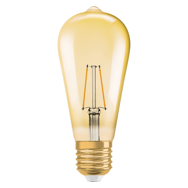 Osram led 1906 edi22 fil gold e27 2,5w 220lm