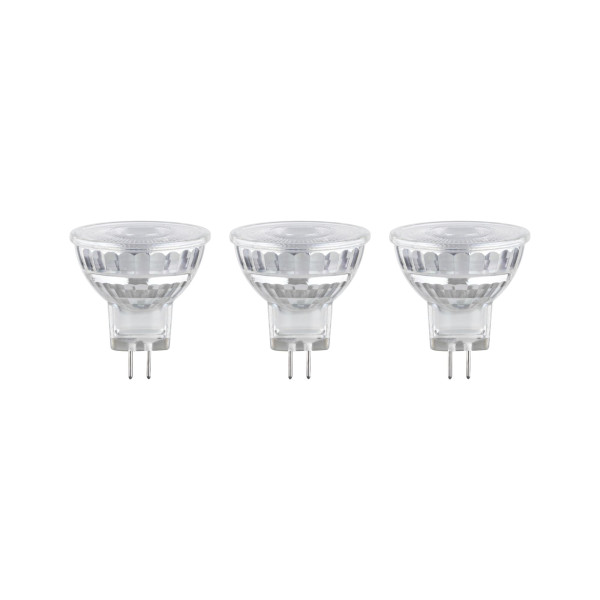 Pack 3x réflecteurs verre led gu4 184lm 1,8w 2700 k 12 v