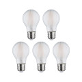 Pack de 5 led std 806lm 2700k dépoli e27 230 v