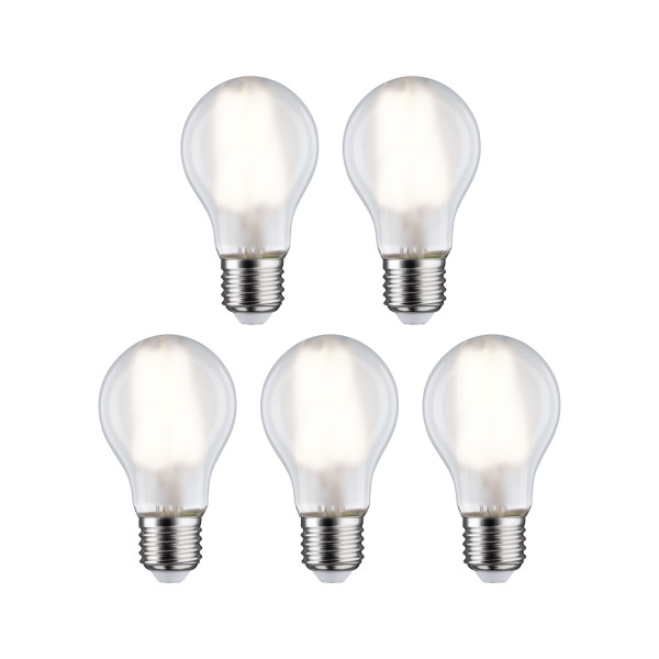 Pack de 5 led std 806lm 4000k dépoli e27 230 v