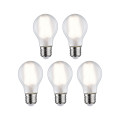 Pack de 5 led std 806lm 4000k dépoli e27 230 v