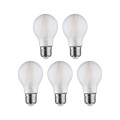 Pack de 5 led std 806lm 4000k dépoli e27 230 v