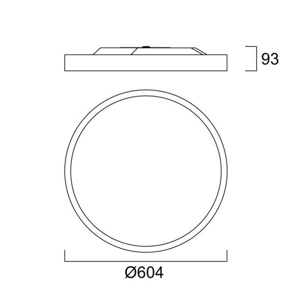 Colossal600 31,3w 3805lm pris blanc 830 dali