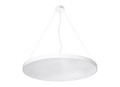 Luminaires tertiaire surface et suspendu - colossal luminaire architectural circulaire de grande largeur 1200 124w 15500lm 940 prismatique eclairage direct/indirect dali