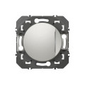 Legrand dooxie bouton poussoir avec fonction voyant lumineux aluminium composable