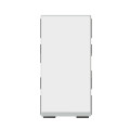 Mosaic easy led inter ou va et vient lumineux 10a 1 module composable blanc