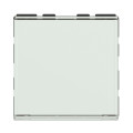 Mosaic poussoir porte etiquette 6a 2 modules composable blanc