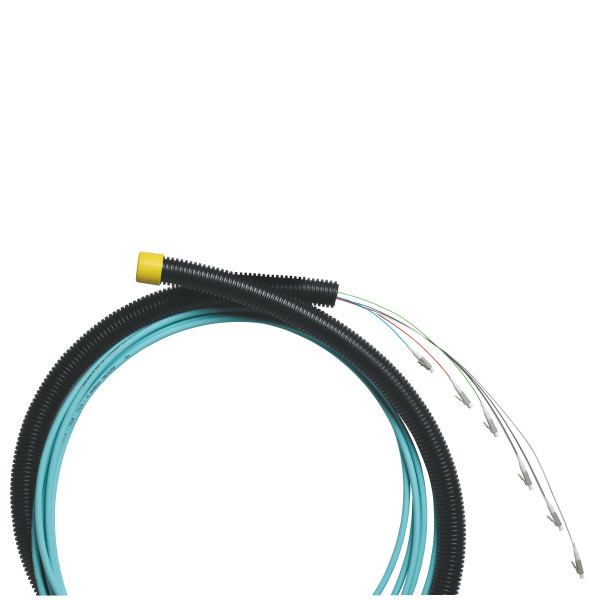 Legrand lien fibre preconnectorise om3 structure serree lszh 6 fibres sc/sc l 10 m