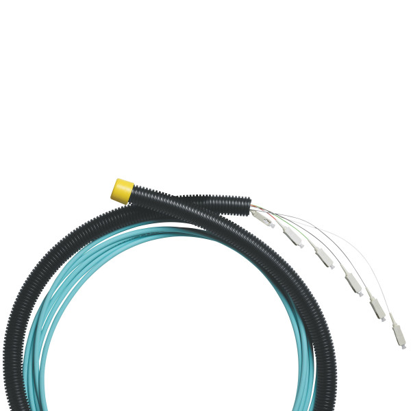 Legrand lien fibre preconnectorise om3 structure serree lszh 6 fibres lc/lc l 200 m