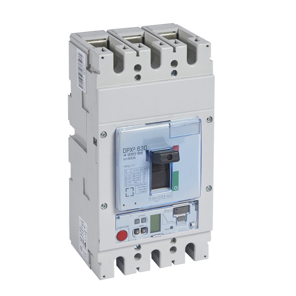 Disjoncteur électronique s2 dpx³ 630 - icu 100 ka - 3p - 400 a