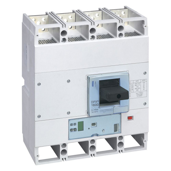 Disjoncteur électronique s2 + unité mesure dpx³ 1600 - icu 50 ka - 4p - 1000 a