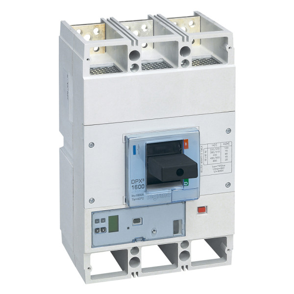 Disjoncteur électronique sg dpx³ 1600 - icu 70 ka - 3p - 1250 a