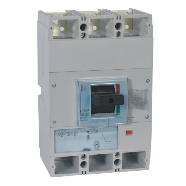 Disjoncteur électronique s1 dpx³ 1600 - icu 50 ka - 3p - 630 a