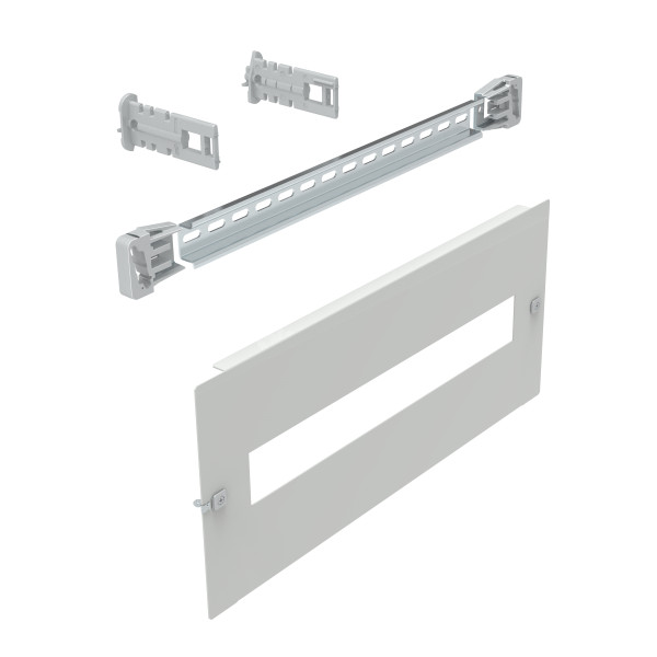 Legrand - chassis a composer plastron modulaire metal haut 200 larg 600 avec rail