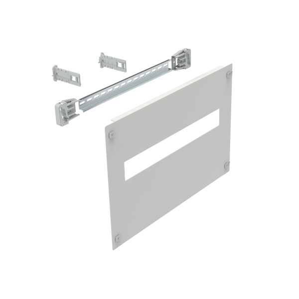 Legrand - chassis a composer plastron modulaire metal haut 300  larg 600 avec rail