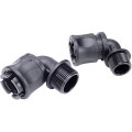 Raccord coudé 90° pour conduit flexible rta polyamide Ø15 - pg 16