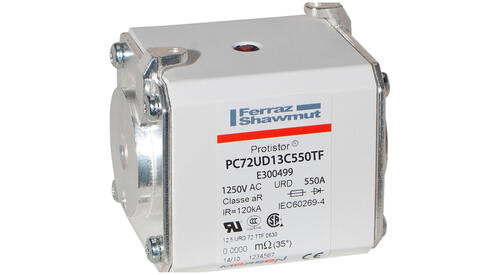 Fusible72 type ttf m10  ar 550a - indicateur - 1250v