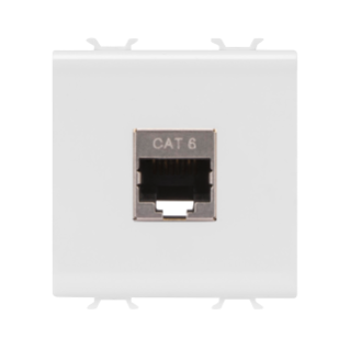 Connecteur rj45 2m cat.6 ftp blanc