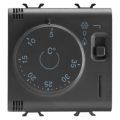 Thermostat 2m 230vca-50/60hz Noir