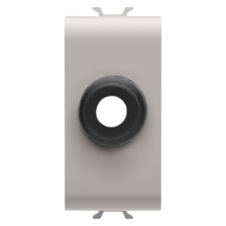 Cable outlet - 1 module - natural beige - chorus