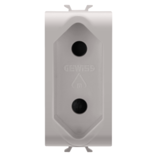 Israeli standard socket-outlet - 250 v ac - 2p 10 a - 1 module - natural beige - chorus