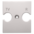 Universal support - combined socket outlet tv-r - natural beige - chorus
