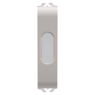 Single indicator lamp - opal - 1/2 module - natural beige - chorus