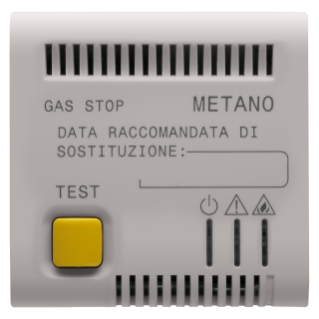 Methane gas detector - 12v ac/dc - 2 modules - natural beige - chorus